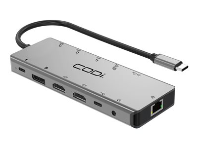 CODi 13-in-1 Multi-Port Docking station USB-C 2 x HDMI, DP GigE image