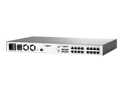 HPE IP Console Switch with Virtual Media 4x1x16 - KVM switch - 16