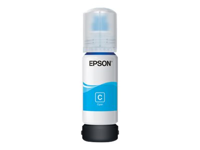 Epson EcoTank 522 cyan original ink Package view Front 80400