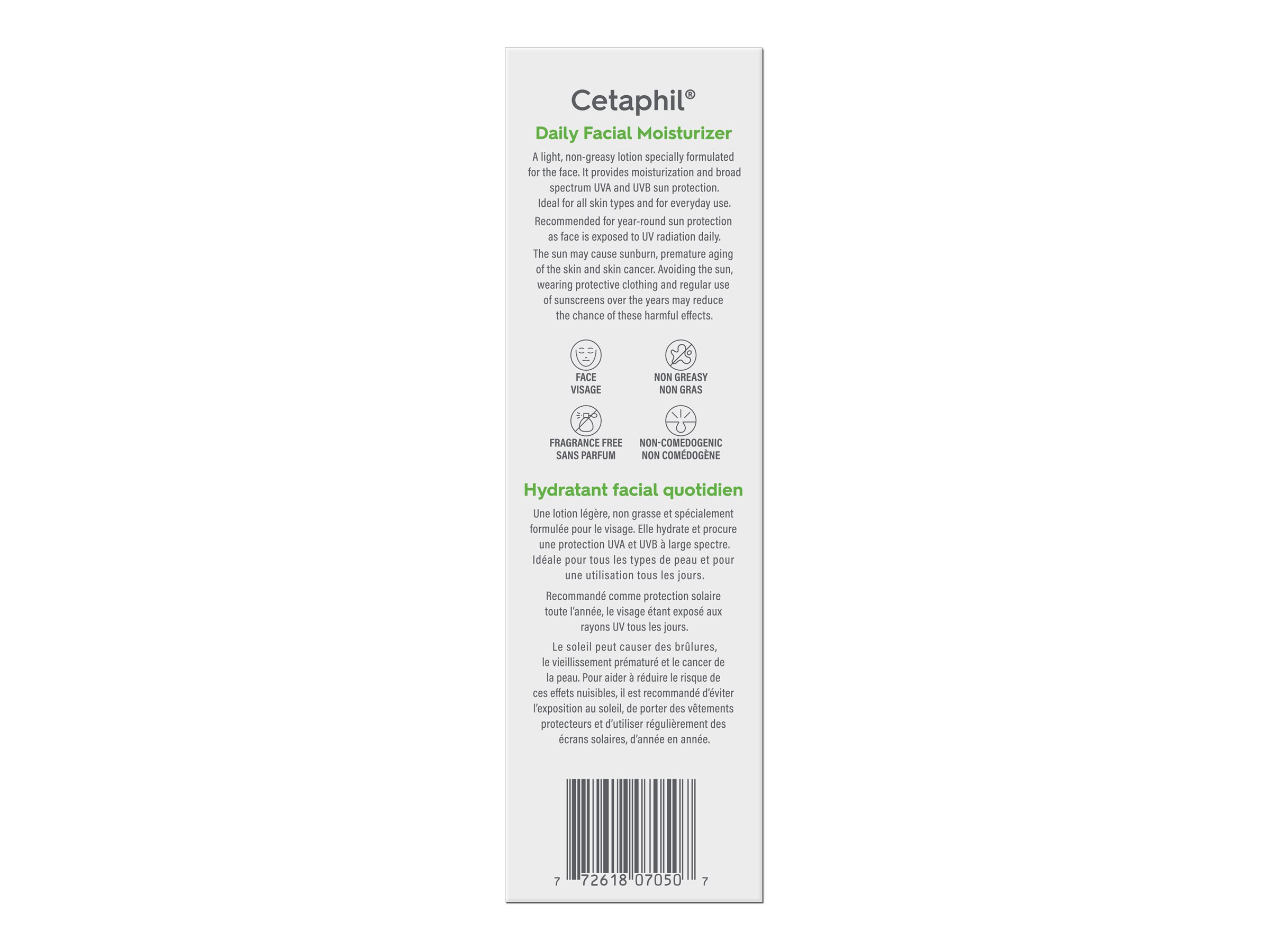 Cetaphil SPF 50 Daily Facial Moisturizer - 50ml