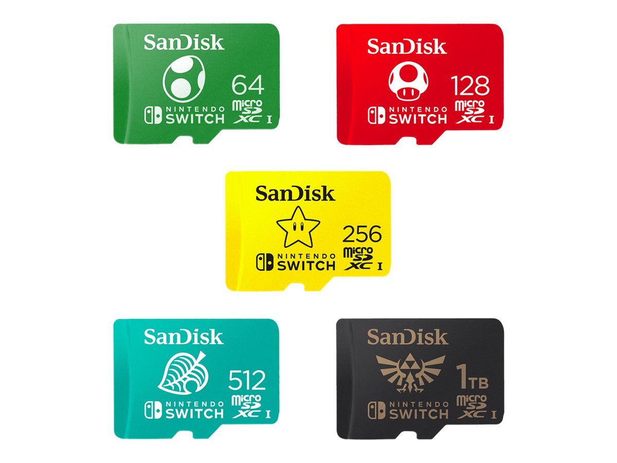 SanDisk Nintendo Switch - paměťová karta flash - 64 GB - microSDXC UHS-I – foto 2
