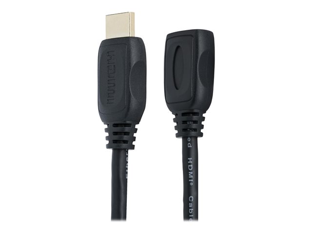 StarTech.com 2m (6ft) HDMI Extension Cable, Ultra HD HDMI Male to Female Cable, 4K HDMI Cable Extender, 4K 30Hz UHD HDMI Cable with Ethernet M/F, High Speed HDMI 1.4 Cable, 10.2Gbps - HDMI Cord Extender