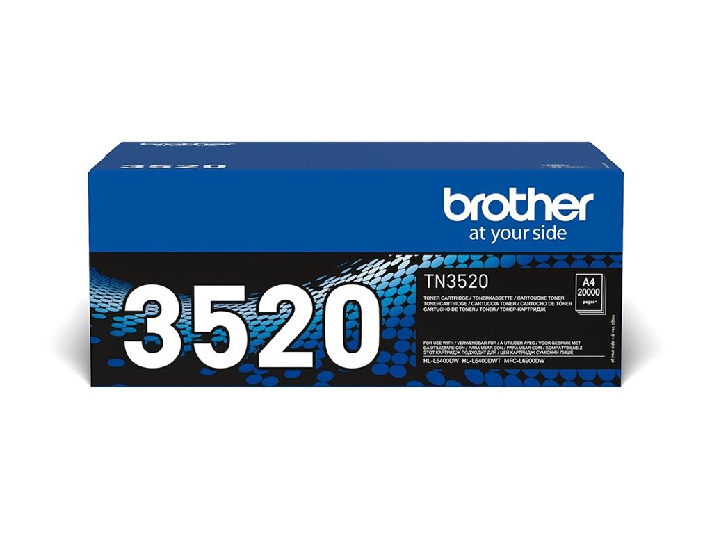 Brother Tn3520 Black Original Toner Cartridge