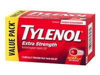 Tylenol* Extra Strength Acetaminophen eZ Tabs - 500mg - 200's