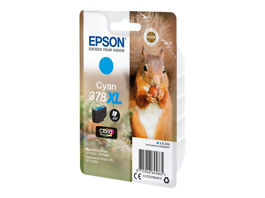 EPSON 1LB 378XL Cyan Ink Cartridge w/s
