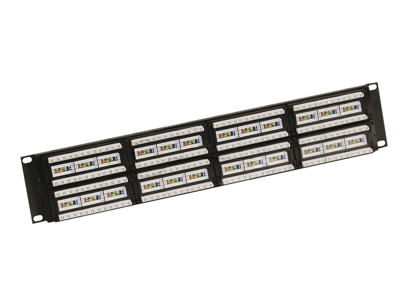 Solarix 19" Patch panel UTP 48xRJ45 CAT6 350Mhz 2U – foto 2