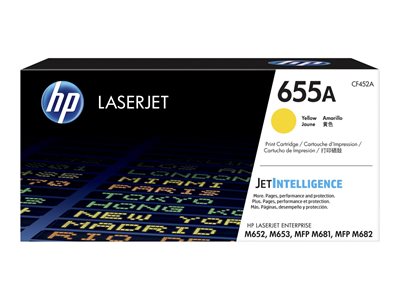 HP 655A LaserJet Toner Cartouche Jaune