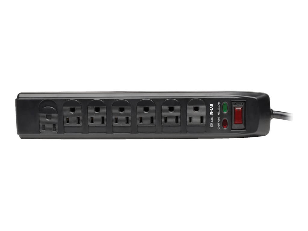 7OUT SURGE PROTECTOR 1440 JBLACK 6FT CORD TEL/MODEM SURGE 15A