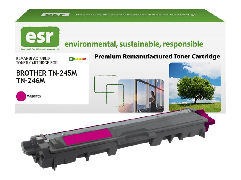ESR Toner cartridge compatible with Brother TN-245M/TN-246M magenta remanufactured 2.200 pages