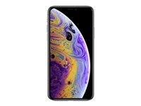 Apple iPhone XS - 4G Smartphone - Dual-SIM / Interner Speicher 64 GB - OLED-Display - 5.8" - 2436 x 1125 Pixel (120 Hz) - 2 x Rückkamera 12 MP, 12 MP - 2x front cameras 7 MP - Silber