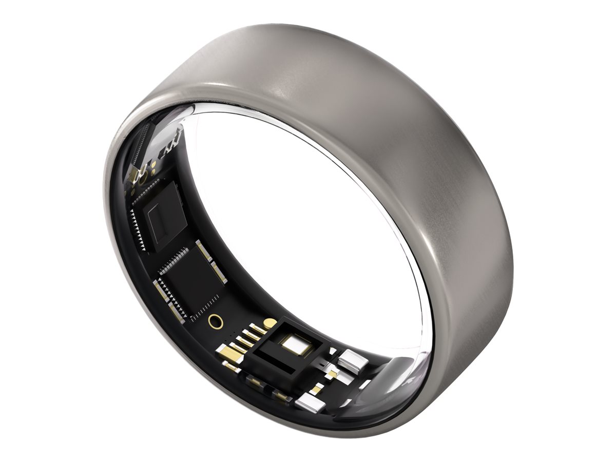 Ultrahuman Ring AIR Smart Ring - Size 7 - Raw Titanium