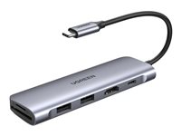Ugreen 6-in-1 USB C Adapter with 4K HDMI Dockingstation