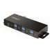 StarTech.com 7-Port Managed USB Hub with 7x USB-A, Heavy Duty with Metal Industrial Housing, ESD & Surge Protection, Wall/Desk/Din-Rail Mountable, USB 3.0/3.1/3.2 Gen 1 5Gbps