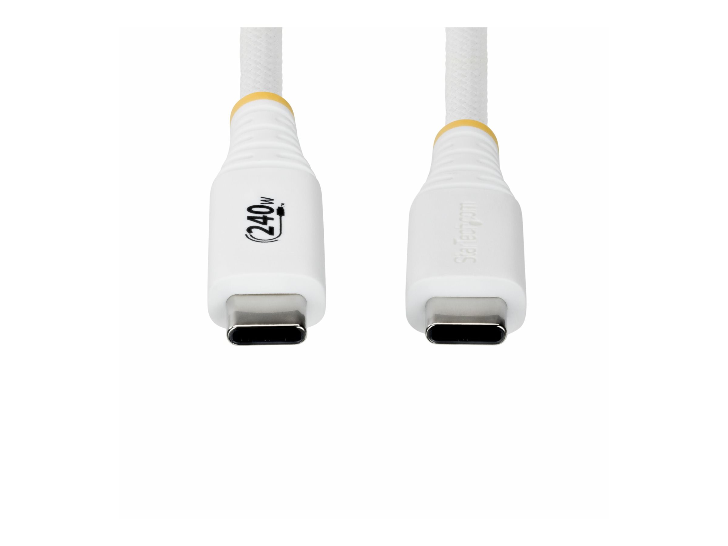 StarTech USB-C cable USB-C to USB-C 2 Product shot Right-angle 80000