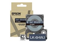 Epson LabelWorks LK-6HWJ Tape  (2,4 cm x 8 m) 1kassette(r)