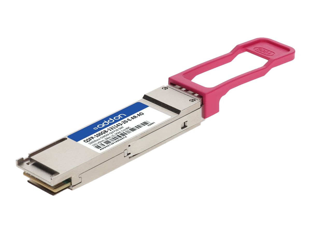 AddOn - QSFP28 transceiver module (equivalent to: Arista Networks QSFP-100GB-131143-20-E-AR)