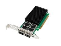 Axiom - Adaptateur réseau - PCIe 3.0 x16 profil bas - 100 Gigabit QSFP28 x 2