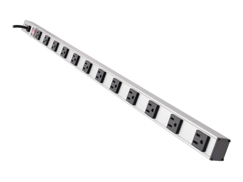 Eaton Tripp Lite Series Power Strip 120V 5-15R 12 Outlet 15' Cord Vertical Metal 0URM