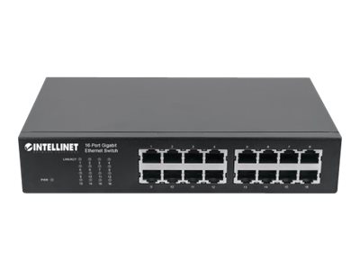 INTELLINET 16-Port Gigabit Ethernet Swit