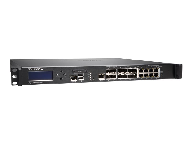 Dell SonicWALL SuperMassive 9400 High Availability - Sicherheitsanwendung - Gigabit LAN, 10 Gigabit LAN - 1U - Rack-montierbar