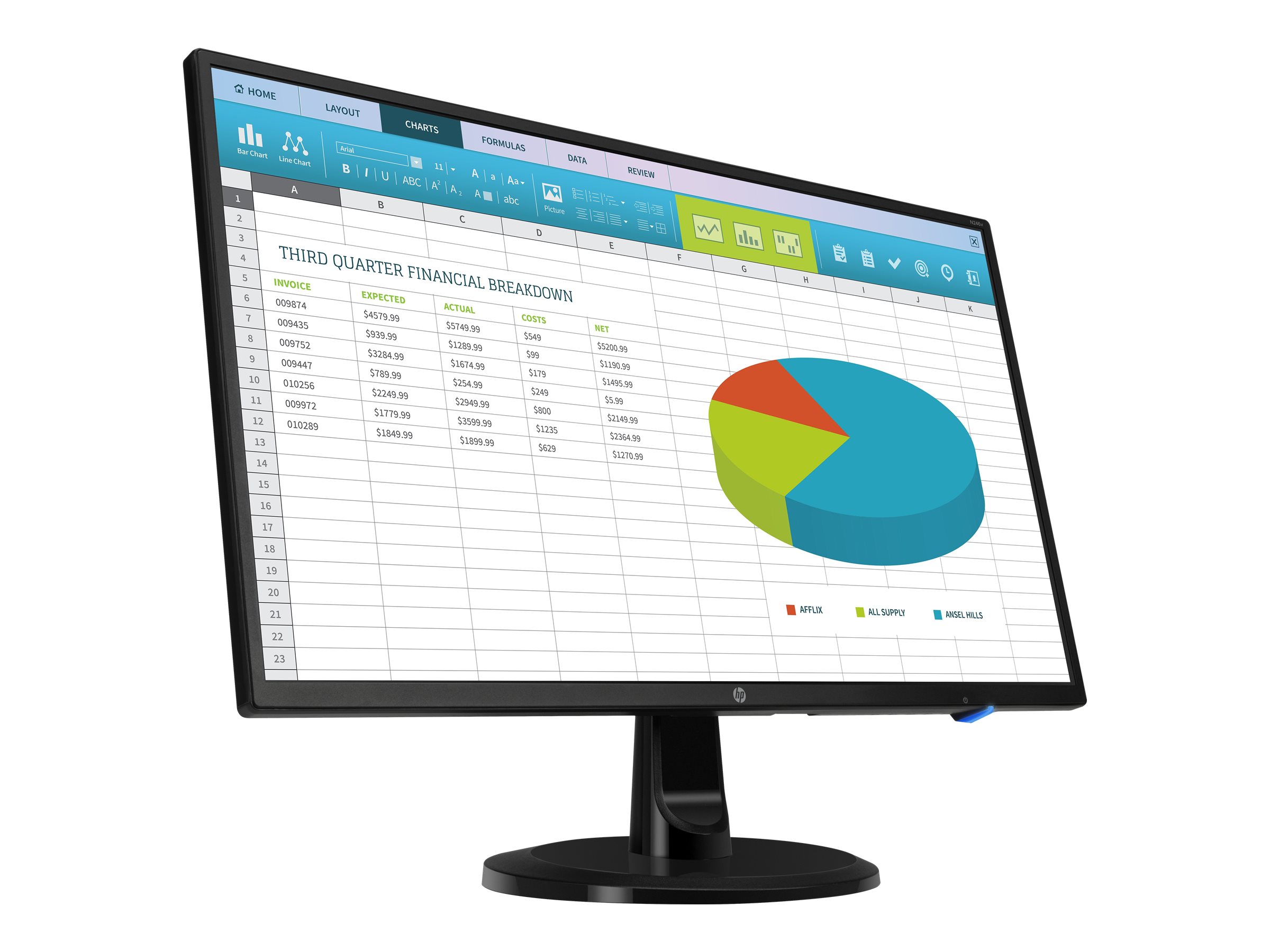 HP N246V ゲーミング　モニター　ディスプレイ HP N246v - LED monitor | Overview, Specs, Details | SHI