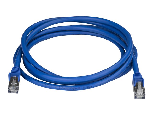 StarTech.com 2m CAT6A Ethernet Cable, 10 Gigabit Shielded Snagless RJ45 100W PoE Patch Cord, CAT 6A 10GbE STP Network Cable w/Strain Relief, Blue, Fluke Tested/UL Certified Wiring/TIA - Category 6A - 26AWG (6ASPAT2MBL) - patch kabel - 2 m - modrá – foto 4