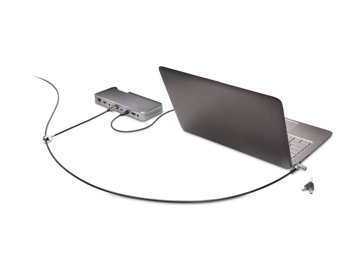 Kensington MicroSaver 2.0 Keyed Twin Laptop Lock - Master Keyed - bezpečnostní kabelový zámek - kompatibilní s TAA – foto 2