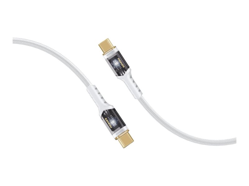 Promate LucidLine-CC200 USB-C cable 24 pin USB-C to 24 pin USB-C 2 Product shot Front 79500