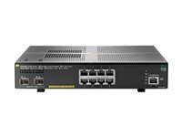 HPE Aruba 2930F 8G PoE+ 2SFP+ - switch - 8 ports - Managed - rack-mountable
