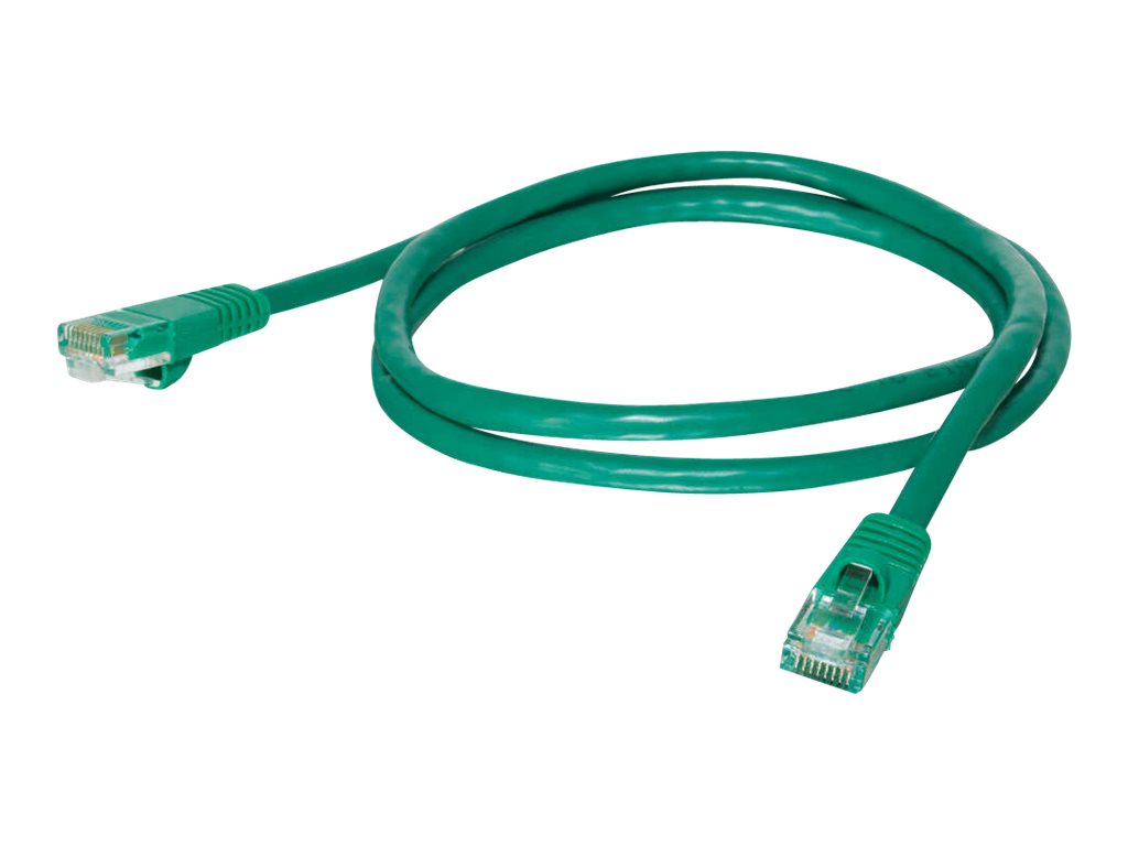 C2G Cat5e Snagless Unshielded (UTP) Network Patch Cable - patch cable - 2.74 m - green