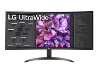 LG UltraWide 34BQ60QC-B LED monitor curved 34INCH 3440 x 1440 QHD @ 60 Hz IPS 300 cd/m² 