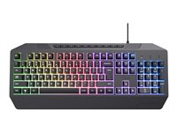 Trust GXT 836 Evocx Tastatur RGB-regnbue Kablet USA