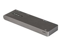 Startech Adaptateur Multiport USB-C pour MacBook Pro/Air - USB Type-C vers HDMI 4K, Alimentation 100W, Slot SD/MicroSD, Hub 2 Ports USB 3.0 - Mini Dock USB-C Portable (DKT30CMHSDPD)