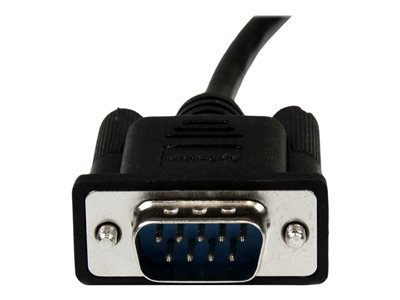 STARTECH 2m Black DB9 Null Modem Cable - SCNM9FM2MBK