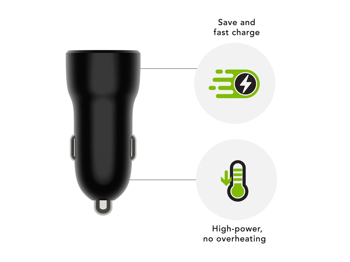 dbramante1928 Sustainable Car Charger USB-C 30W BLK - Enterprise Bulk Packaging – foto 3