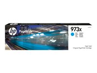 HP 973X - High Yield - cyan - original - PageWide - ink cartridge