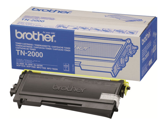 Image of Brother TN2000 - black - original - toner cartridge