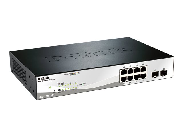 Image of D-Link Web Smart DGS-1210-10P - switch - 10 ports - Managed