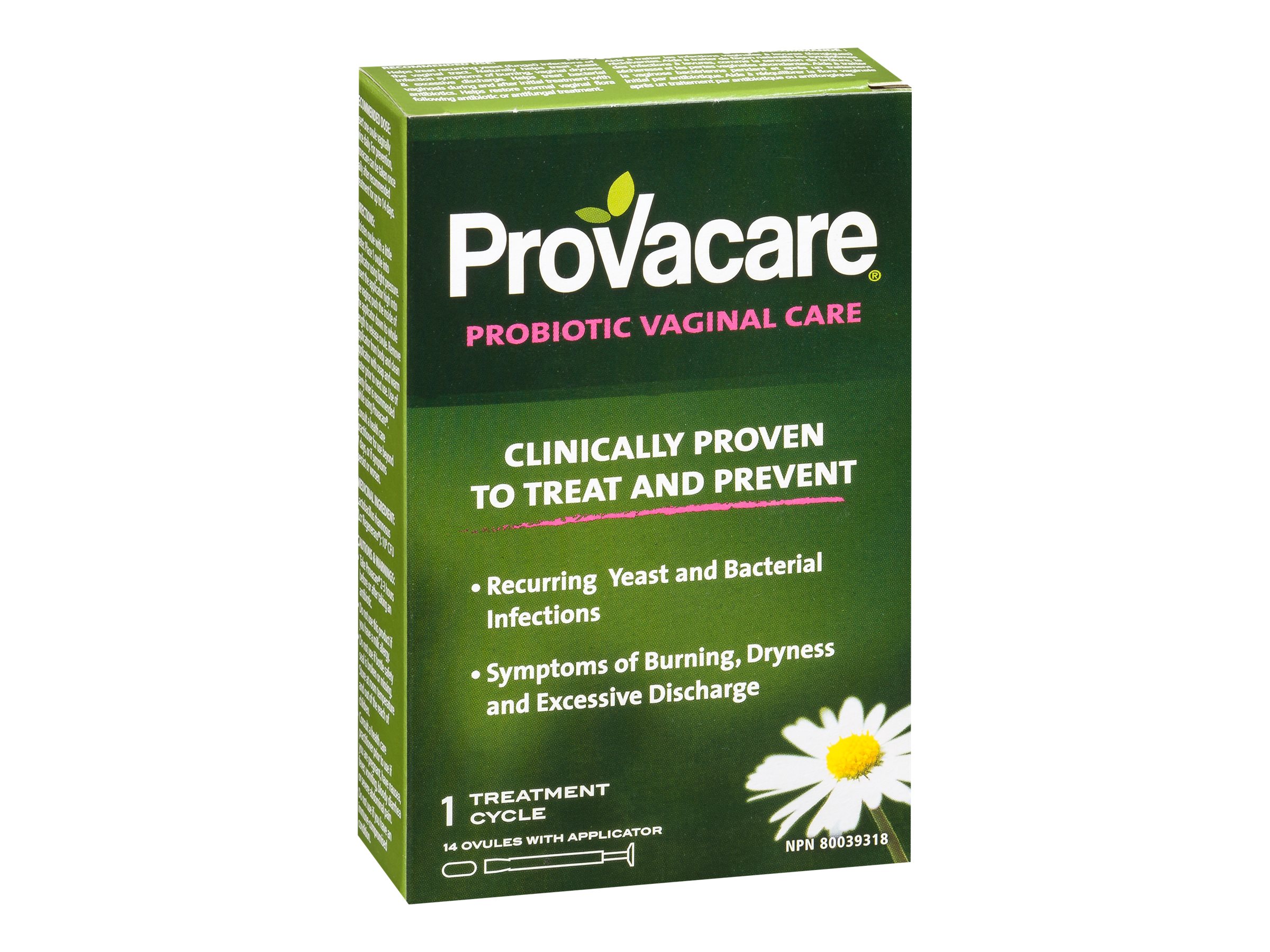 Provacare Probiotic Vaginal Care Ovules - 14 piece