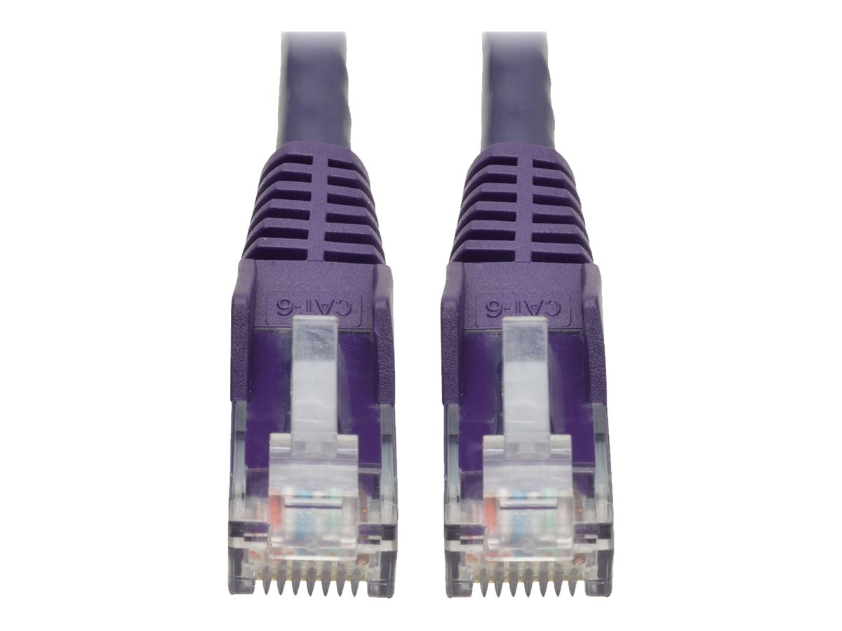 Tripp Lite 1ft Cat6 Snagless Molded Patch Cable UTP Purple RJ45 M/M