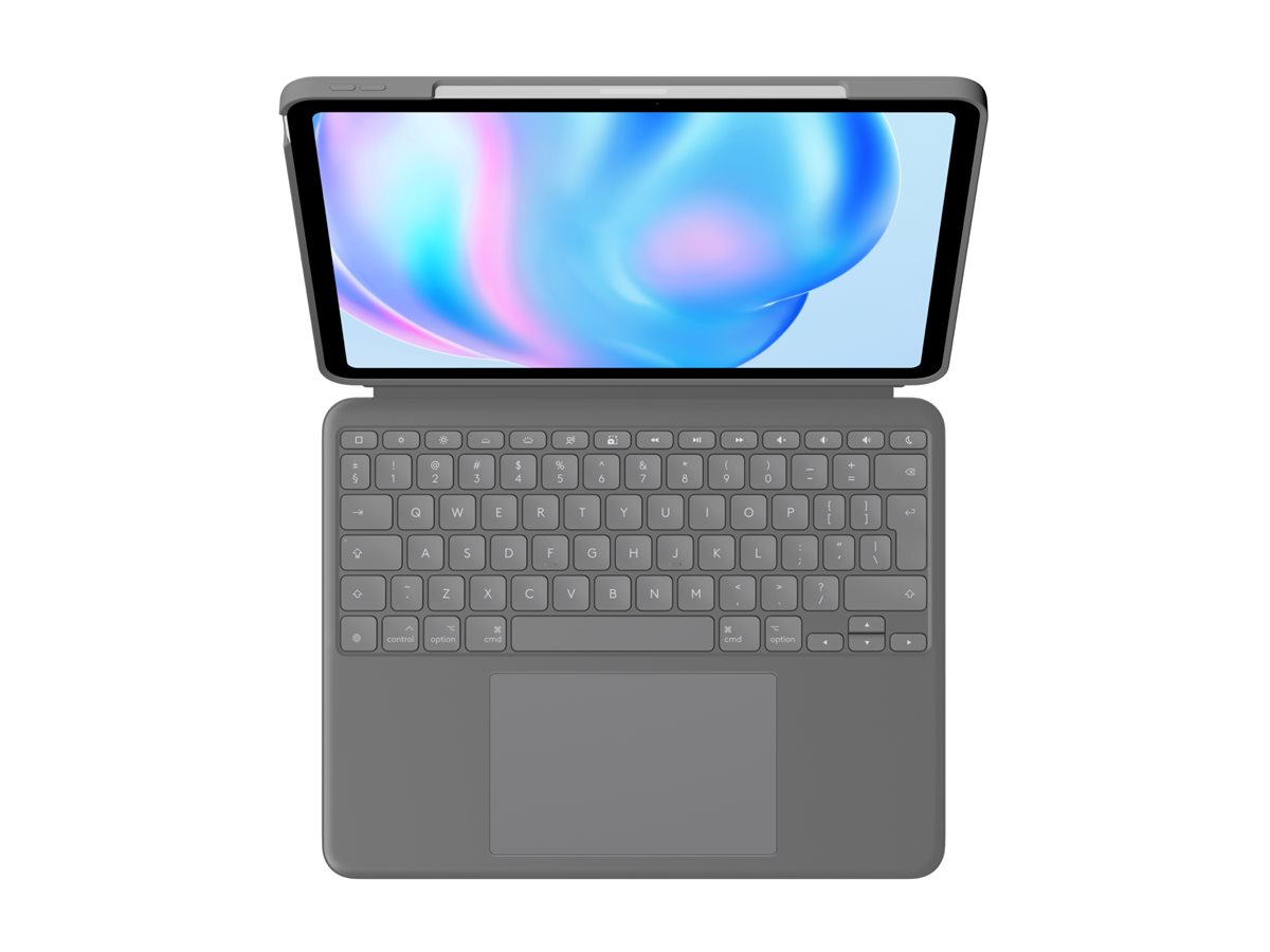 Logitech Combo Touch keyboard and folio case with trackpad QWERTY US International oxford Usage / lifestyle Back 72500