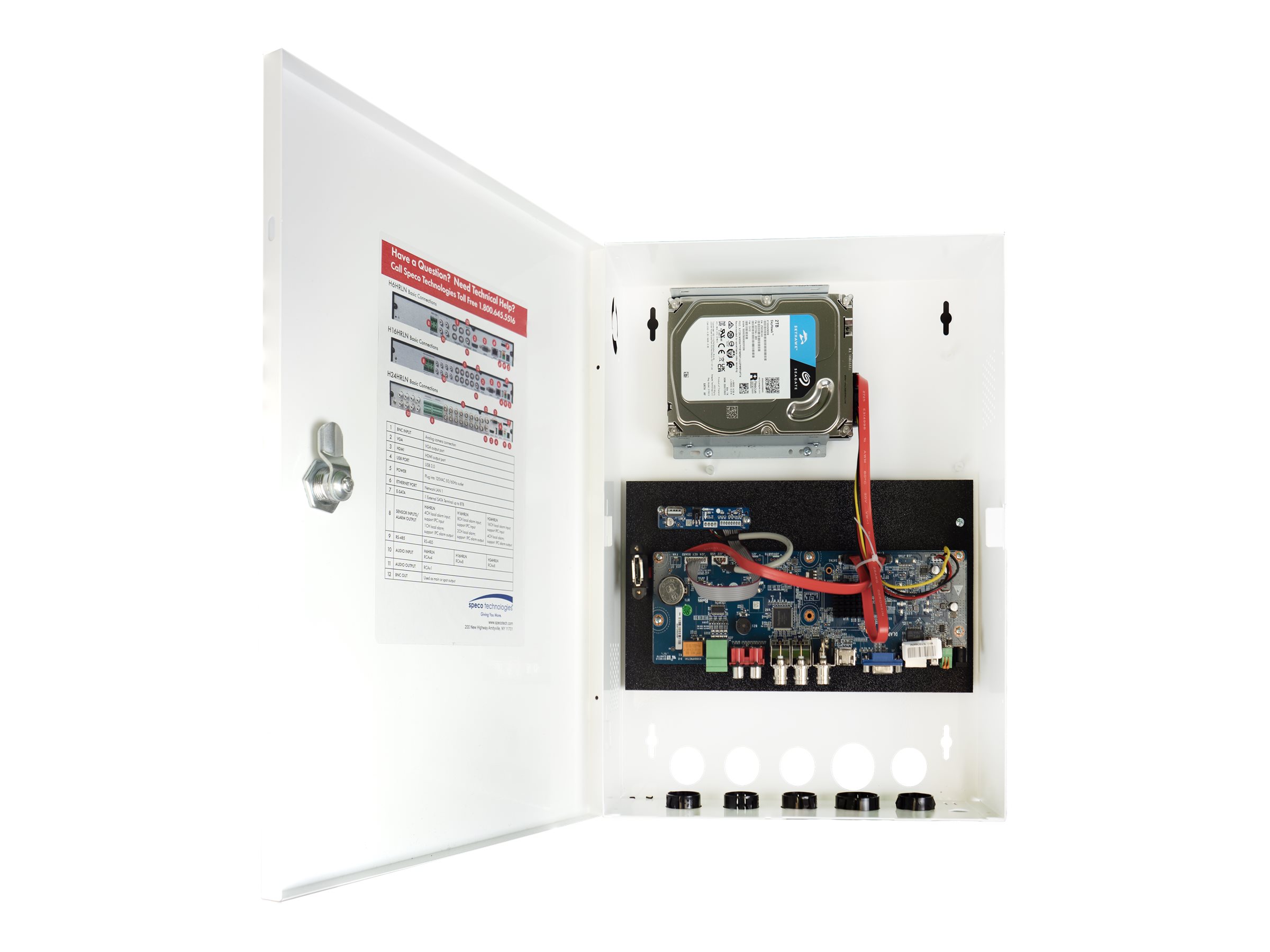 16 CH. WALL MOUNT HYBRID RECORDER