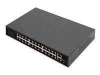 DIGITUS DN-95356 Switch 24-porte Fast Ethernet PoE+