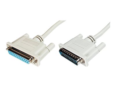 DIGITUS Verlängerungskabel D-Sub25/St > D-Sub25/Bu 10.0m Polybeutel Kabel