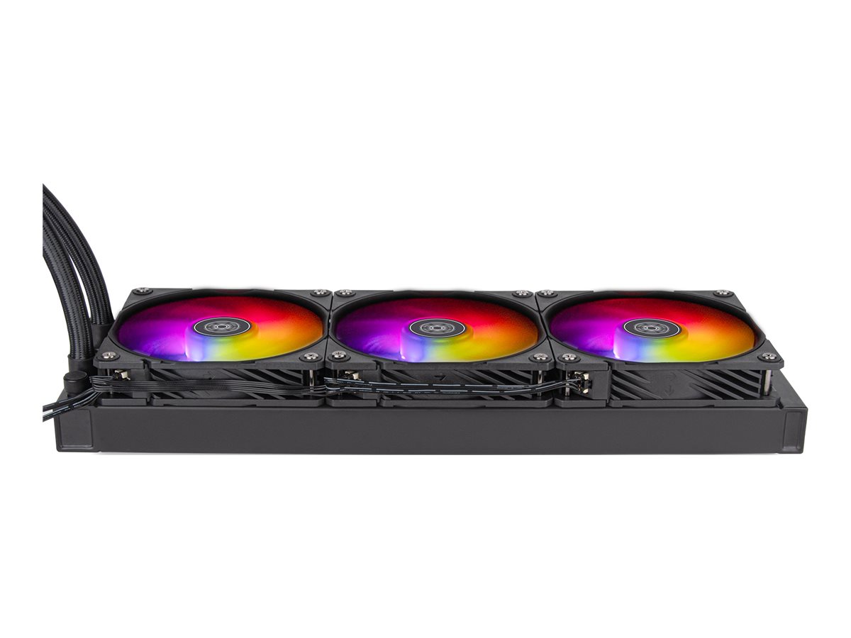 SilverStone IceMyst 360 processor liquid cooling Product shot Right-angle 79850