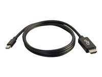 C2G 3ft Mini DisplayPort to HDMI Cable Mini DP to HDMI Adapter Cable M/M Adapter 