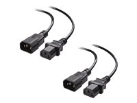 Cable Matters Power cable IEC 60320 C14 to power IEC 60320 C13 125 V 10 A 6 ft 