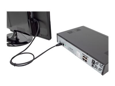 DIGITUS HDMI-Kabel A->A Ethernet  St/St  5.0m schwarz 4K