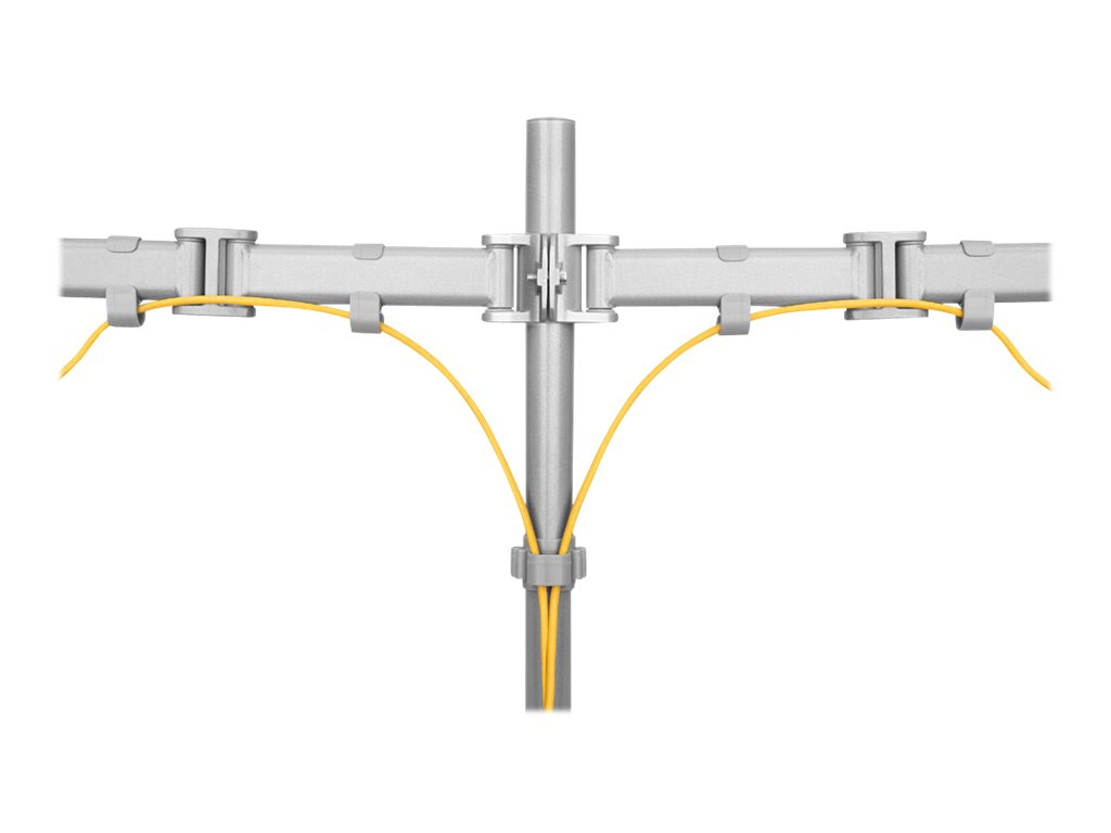 NEOMOUNTS Flat Desk Mount 2 screens Silv