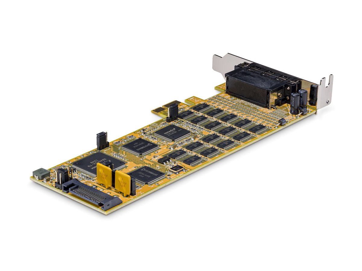StarTech.com 16 Port PCI Express Serial Card - High-Speed PCIe Serial Card - expanzní modul - PCIe 1.1 - RS-232 x 2 – foto 3